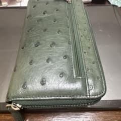 オーストリッチ 長財布 グリーンのサムネイル
