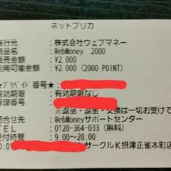 ウェブマネー ネットプリカのサムネイル