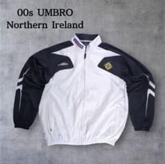 希少00s UMBRO 北アイルランド代表 ナイロンジャケット オフィシャル 希少00s UMBRO 北アイルランド代表 ナイロンジャケット オフィシャル