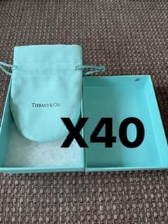 国内 現行品Tiffanyティファニー 空箱巾着 40セット - メルカリ