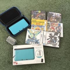 New 3DS LL アクアブルー リミテッドパックのサムネイル