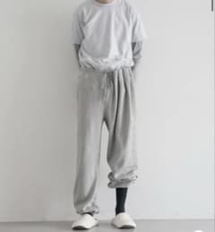 ULIKASANCTUS Curtain jersey pants グレーM