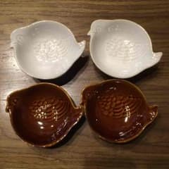 小鳥の豆皿♡4枚セットでのサムネイル