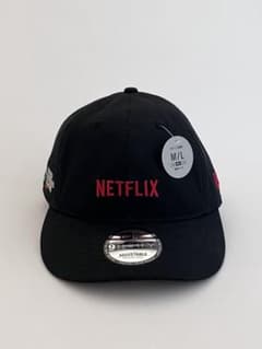 NETFLIX ベースボールキャップ M/L ブラック NETFLIX ベースボールキャップ M/L ブラック - メルカリ