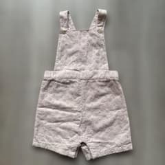 ベビー用 レース刺繍 オーバーオール ピンクのサムネイル