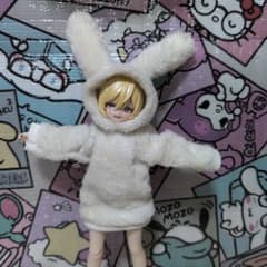 ドール用 うさぎパーカー