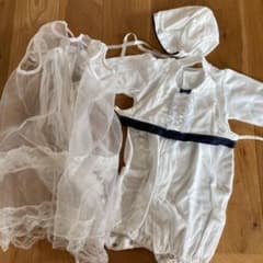 ベビードレス　男の子用　おくるみつきのサムネイル