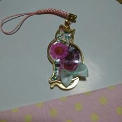 ハンドメイド☆ストラップ☆猫☆花☆リボン☆キーホルダー☆チャームのサムネイル