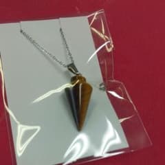 天然石　タイガーアイ　ネックレスのサムネイル