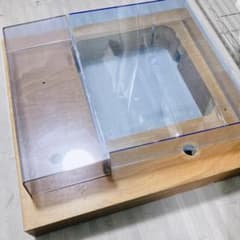 ターンテーブルカバー 木製ベース 透明アクリル SP-10 MKII - メルカリ