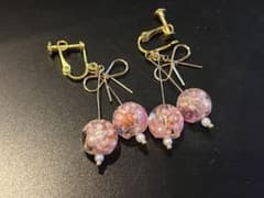 ハンドメイド　イヤリング　さくらんぼのサムネイル