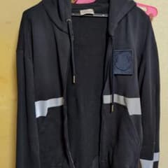 MONCLER ネイビー パーカー メンズ Mサイズジップアップフーディのサムネイル