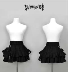 DimMoire ディムモアール PUNK フリル ミニスカート ブラック 地雷