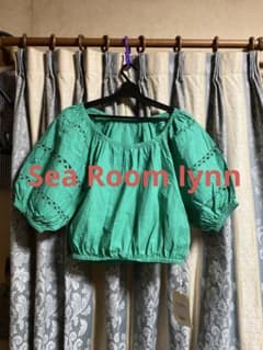 S e aR oo m I y n n グリーン バルーンスリーブ トップスのサムネイル
