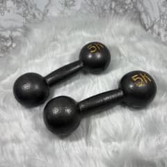 早い者勝ち 鉄アレイ ダンベル 5kg ２本セット　計10kgセットのサムネイル
