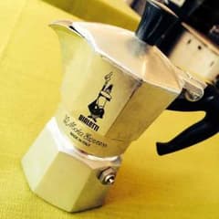ふゆみ様専用☆イタリア直火式‼︎コーヒーマシン(現地購入・新品)のサムネイル