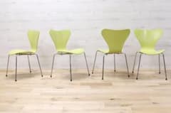 GMEH78○Fritz Hansen フリッツ ハンセン セブンチェア 4脚 GMEH78○Fritz Hansen フリッツ ハンセン セブンチェア 4脚 - メルカリ