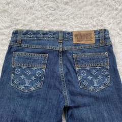 美品］ルイヴィトン モノグラムポケット デニムパンツ 36 - メルカリ