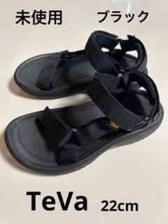 未使用☆ TeVa サンダル F27018L ブラック 22cmのサムネイル