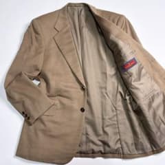 美品 ロロピアーナ[カシミヤ100% 金ボタン]テーラードジャケット L