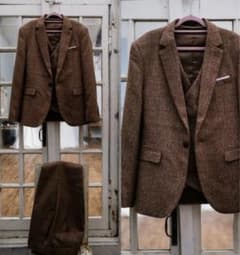 Thumbnail of dressproductionツイード スリーピース メンズスーツ タキシード