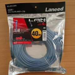cat6 スタンダードLANケーブル 40m ELECOM Laneedのサムネイル