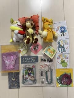 ポケモン ぬいぐるみ3体とグッズセットのサムネイル
