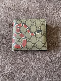 gucci スネーク プリント GGスプリーム キャンバス コインウォレットのサムネイル