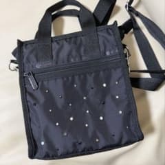 超美品】LeSportsac レスポートサック スワロフスキー ミニトート 