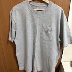 カ*ト様 Carhartt グレー Tシャツ Lサイズ ポケット付きのサムネイル