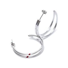 【週末限定価格】ジミン JIMIN RED CARVING EARRINGのサムネイル