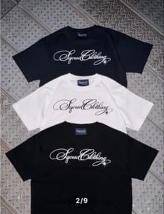 Sqoud Clothing 短丈Tシャツ ブラックのサムネイル