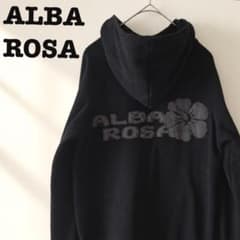 日本製 ALBA ROSA アルバローザ パーカー スウェット ブラック Y2K