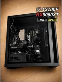 ゲーミングPC RX9060XT 16GB/ i7-13700F メモリ32GBのサムネイル