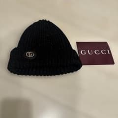 GUCCI ニット帽 ビーニー ブラック ラメのサムネイル