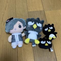 真天地開闢集団 ジグザグ×サンリオキャラクターズ ぬいぐるみ 影丸 バッドばつ丸