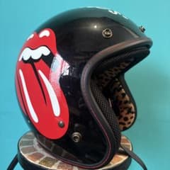 新品未使用 ローリングストーンズ ジェットヘルメット 希少 レディース