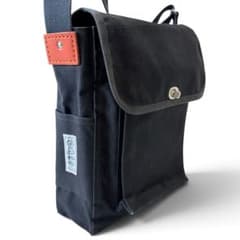 信三郎帆布 ショルダーバッグ ターンロック　黒　斜めがけ 一澤信三郎帆布 ショルダーバッグ S-05ターンロック 黒 斜めがけ