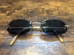 PRADA プラダ サングラス リムレス ハーフリム ゴールド 日本製 