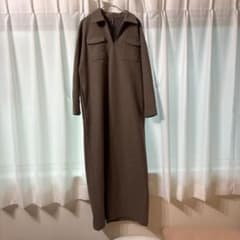 rim.ark Wool like jersey maxi OP ブラウンのサムネイル