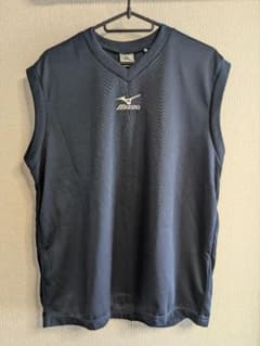 Mizuno ネイビー Vネック ノースリーブ アンダーシャツのサムネイル