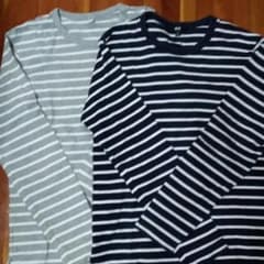 ユニクロ長Ｔシャツ２枚セットのサムネイル