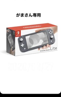 任天堂Switch Liteグレー(箱+カバー付)+シールド箱付き　中古　専用のサムネイル