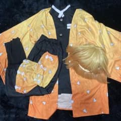 鬼滅の刃 我妻善逸 コスプレ ウィッグ付きのサムネイル