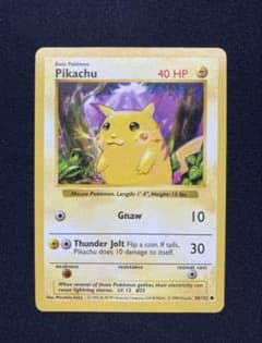 エラーカード　新品未使用　ピカチュウ かじる　赤　希少　レッドチーク エラーカード 新品未使用 ピカチュウ かじる 赤 希少 レッドチーク