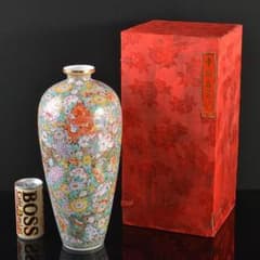 中国 中国景徳鎮製款 薄胎 粉彩百花龍文瓶 梅瓶 F R6147B - メルカリ