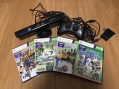 Xbox 360 Kinect センサー　コントローラー　ソフトセットのサムネイル
