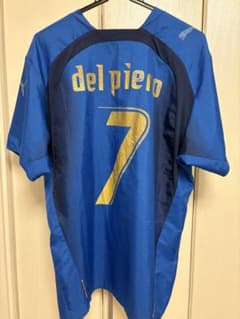 正規品 イタリア代表 デルピエロ 2006W杯優勝 ユニフォーム - メルカリ