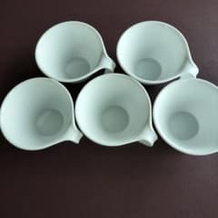 コレールCORELLE ホワイト持ち手付きカップ5個セット - メルカリ