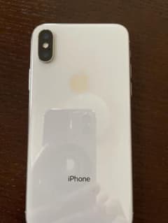 iphone X 64GB シルバー 画面ヒビあり faceID使用不可 - メルカリ